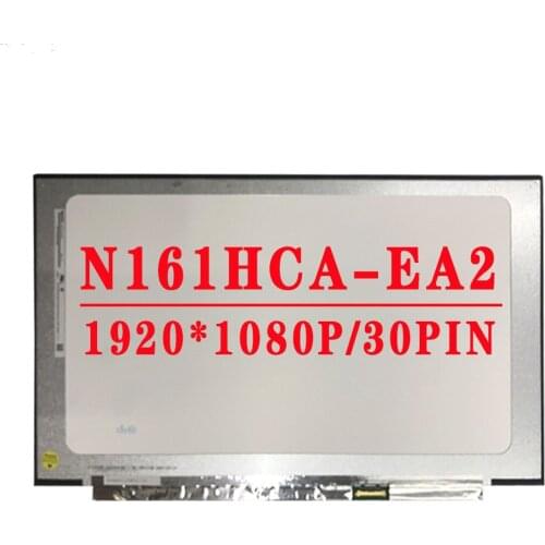 16.1" N161HCA-EA2 FIT N161HCA-EA3 Laptop Matrix LCD Screen EDP 30 Pin IPS FHD 1920*1080 Panel Replacement N161HCA-EA2 100% sRGB