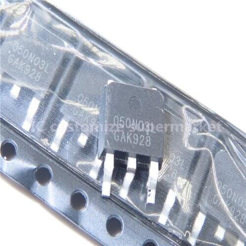 10PCS/LOT NWE 050N03L IPD050N03LG TO-252 30V 50A SMD Transistor