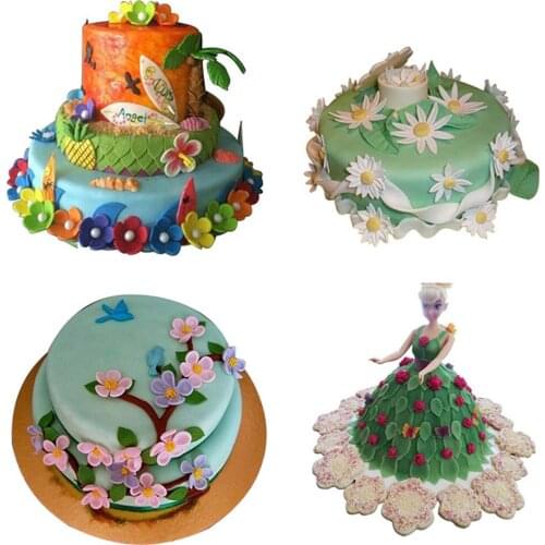 33x Cake Biscuit Plunger Cutter Flower Leaf Butterfly Heart Shape DIY Tools