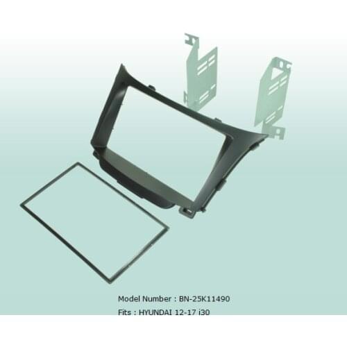 Car Fascias Double Din Audio Panel Frame Dash Kit For Hyundai i30 2012 2013 2014 2015 2016 2017