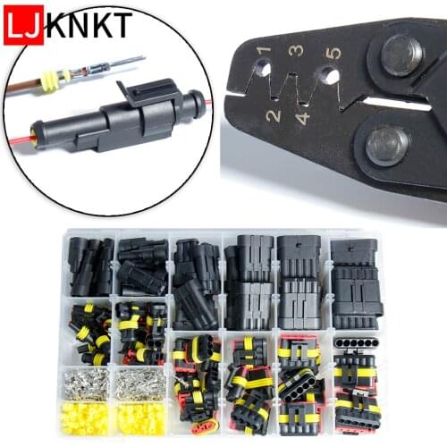 Car Electrical Motocycle Harness Male Female seal Waterproof Wire Connector Automotive Plug Terminal crimping pliers Hand tools