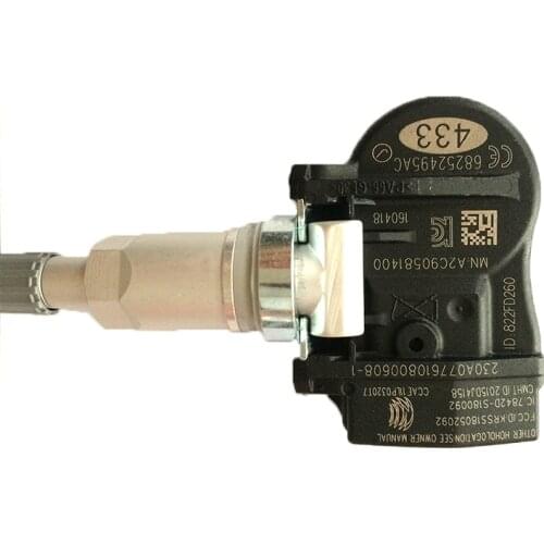 Tire Pressure Sensor TPMS 433MHz Sensor 68252495AC 68252495AA For Jeep Grand Cherokee IV 2016 2017 2018 2019 2020