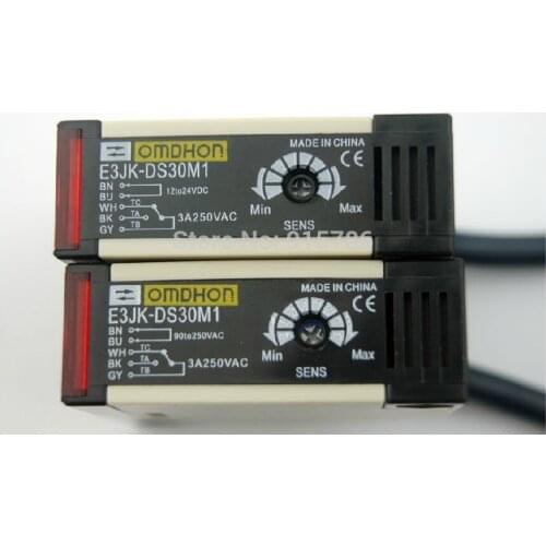 Diffuse photoelectric sensor E3JK-DS30M1 / 12-24VDC 90-250VAC infrared sensor