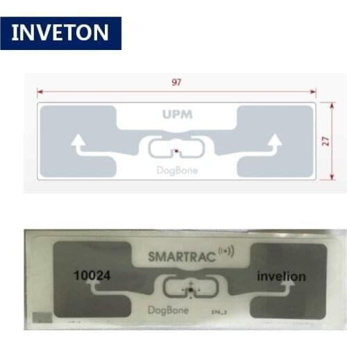 Marathon run timing race chip low cost 1-15meters uhf rfid tag long range smartrac dogbone wet inlay with impinj monza 4D chip