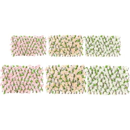 Artificial Leaf Screening Roll UV Fade Protected Privacy Premium Silk Cloth Wooden Hedge Landscaping Garden Fence Balcony Screen