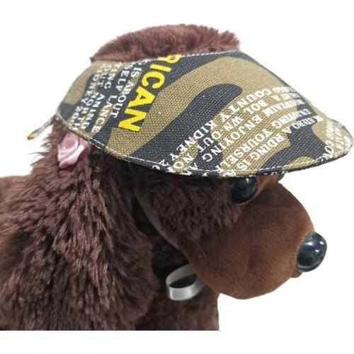 Pet Dog Caps Small Puppy Pets Summer Solid Oxford Cap Dog Baseball Visor Hat Outdoor Accessories Sun Bonnet Cap Chihuahua