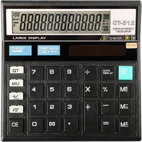 12 Digit Electronic Calculator Large Screen Desktop Calculators Home Office School Calculators Financial Accounting Tools