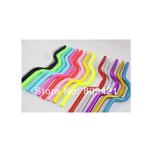 Whole Sale 50pcs/lot 2014 newest FIXED GEAR Handlebar Swallow-Shaped Handlebar 25.4mm 480mm Free Shipment