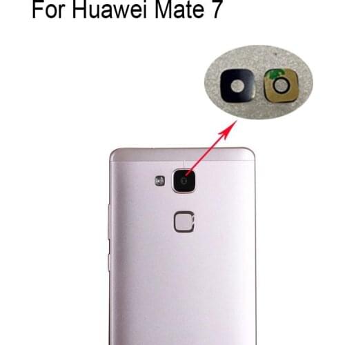 Original New For Huawei Mate 7 Rear Back Camera Glass Lens For Huawei Mate 7 Repair Spare Parts For Huawei Mate7