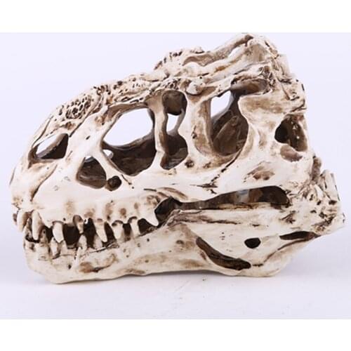 Halloween Party Gift Interior Room Furnishings Personalized Decoration Tyrannosaurus Rex Dinosaur Skull Specimen Resin Skull
