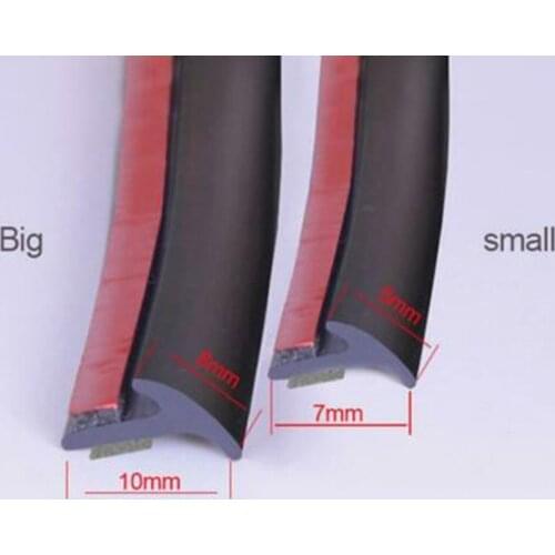 Trim Sealing Strip Fender For Car Front Rear Bumper Rubber Sealed Strips