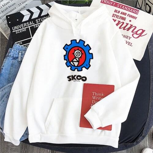 Kawaii Anime Cartoon SK8 The Infinity Hoodies Sweatshirts Men Women Pullovers Hooded Unisex Long Sleeve Streetwear Hip Hop Tops