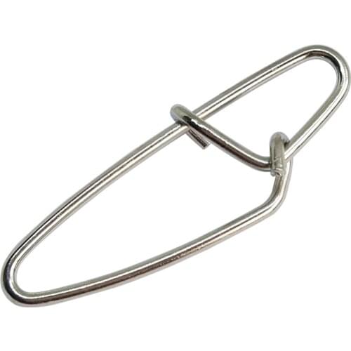 500/1000pcs Swivels Fishing Hooked Snap Swivels Fishing Connector #0-#6 Snap Hook Link Feeder Carp Fishing Tackle Accessories