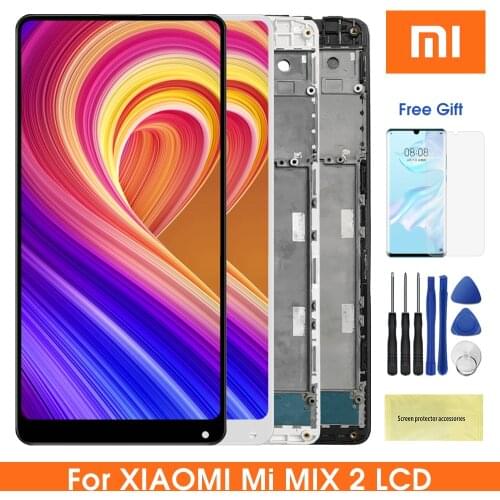 5.99" Lcd For Xiaomi Mi Mix 2 ROM-8GB Full Ceramic Unibody Version LCD Display Touch Screen Panel Digitizer For Mi Mix2
