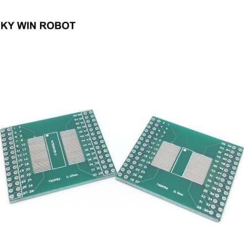 2pcs/lot TSOP56 TSOP48 to DIP56 Adapter Board AM29 Series Chip 0.5/0.65mm
