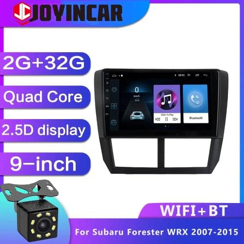 JOYINCAR Android 9.1 Car DVD Video Player For Forester Subaru WRX XV Crosstrek 16 2007- 2015 GPS Navigation Radio Auto Stereo