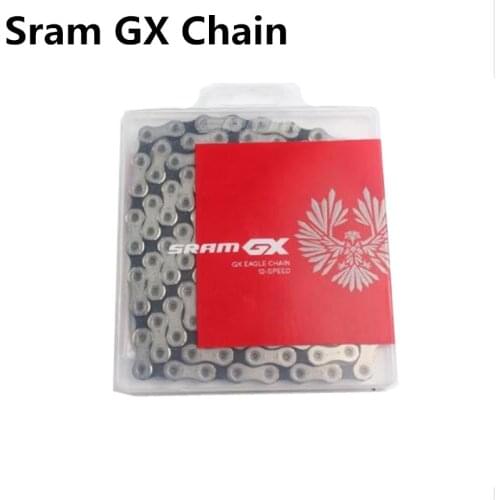 2018 NEW GX Eagle 12 Speed MTB Solid Pin Riveting 126L Bicycle Chain Silver/Black With Original Box