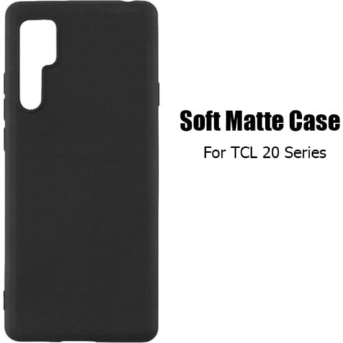 Phone Case For TCL 20 Pro 5G Simple Matte Soft Silicone Back Cover For TCL 20 SE 20S 20 Pro 5G Phone Case