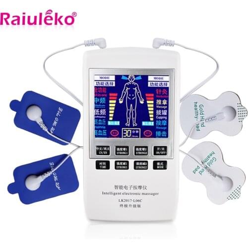 Tens Cupping Acupuncture EMS Muscle Stimulator Multi-Function Electric Massager Dual Frequency Physiotherapy Massage Machine