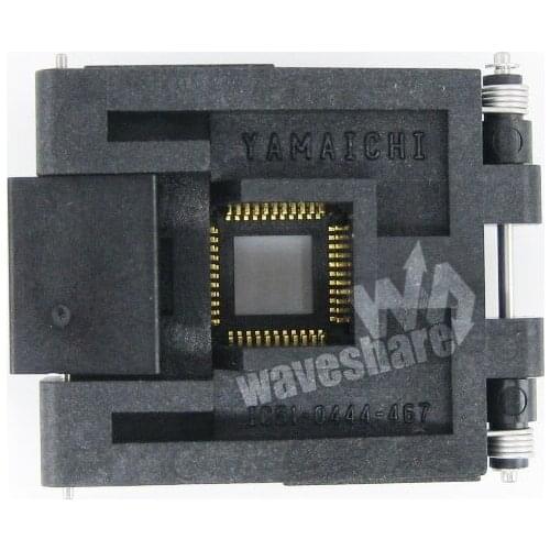 IC51-0444-467 Yamaichi IC Test & Burn-in Socket for QFP44/TQFP44/FQFP44/PQFP44 package 0.8 mm Pitch