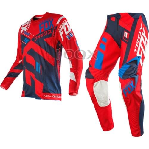 Troy Fox Motocross Suit 360 Divizion Full Set Jersey Pants Combo MX Dirt Bike Off-road Motorcycle Gear Set