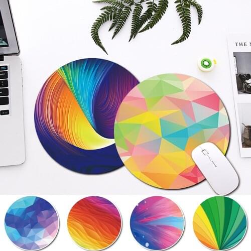 Pu Leather Mausepad Non-slip Mouse Carpet for All Computers Gaming Mouse Pad Gamer Mousepad Watercolor Desk Mat Mice Office