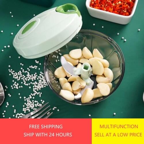 Multi-Functional Food Processor Garlic Puller Hand-Operated Creativity Household Kitchen Appliances Ginger Chili Minced Meat