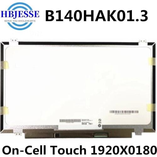 Original 14 inch B140HAK01.3 Laptop LED LCD Display Touch Screen Matrix Replacement 1920*1080 EDP 40PIN