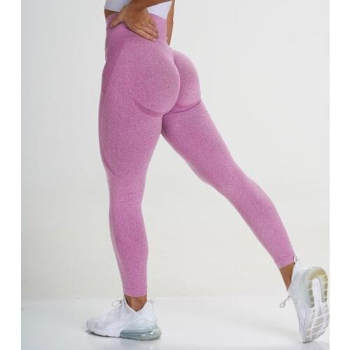 JIANWEILI Sexy Butt Booty Push up leggings High waist Seamless fitness leggings Gym Stretch pants Breathable Sweat