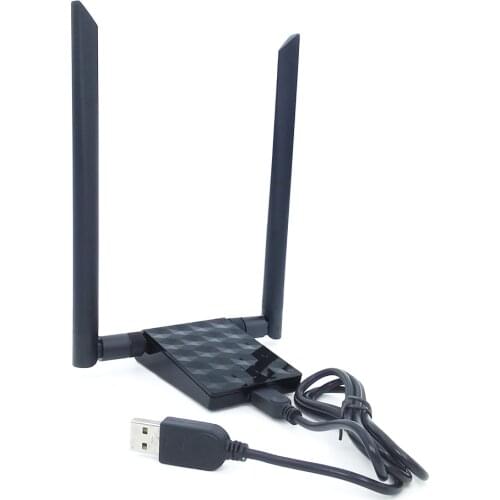 RTL8812AU USB Gigabit AC Wireless Network Card For Kali Linux Comes With Two External 8db Antennas