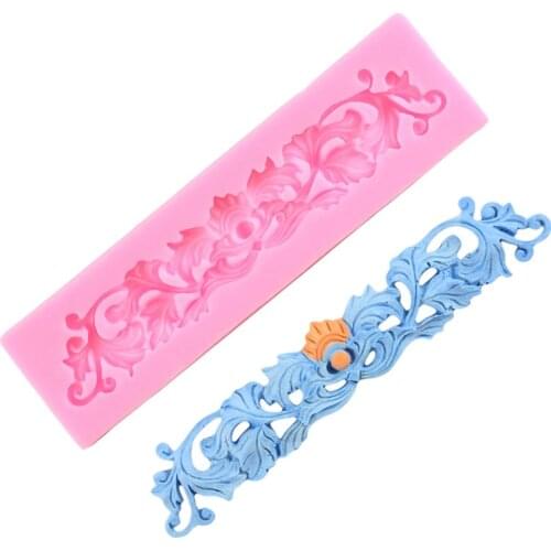 DIY Sugar Craft Cake Vintage Relief Silicone Mold Fondant Mold Cake Decorating Tools Gum Paste Mold
