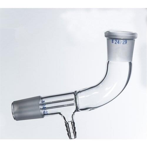 19/26 ,24/29,Glass Adapter Glass Vacuum Receiver ,105 Bend,Distillation head Adapter Lab Supplies