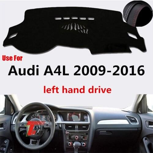 TAIJS Factory Sport High Quality Leather Car Dashboard Cover For Audi A4L 2009 2010 11 12 13 14 15 16 Left Hand Drive