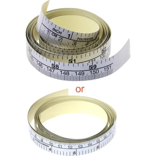 151cm Self Adhesive Metric Measure Tape Vinyl Ruler For Sewing Machine Sticker