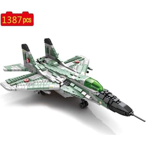 Military Series World War II Army Russian 29 Fighter SWAT DIY Model Building Blocks Bricks Toys Gifts
