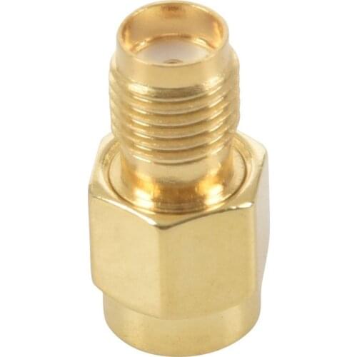 WSFS Hot 2PCS RF coaxial coax adapter SMA female to RP-SMA male