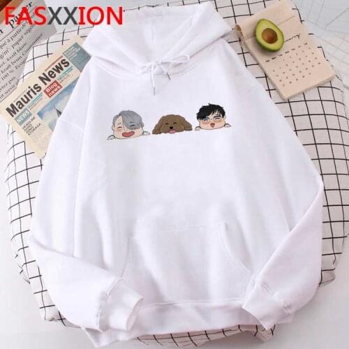 Yuri on Ice hoodies male graphic grunge printed men hoddies sweatshirts hip hop