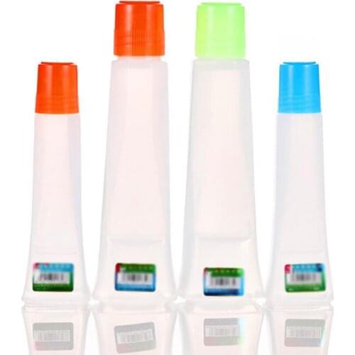 1Pc 85/170g Liquid Glue Sponge Head High Viscosity Transparent Glue, DIY Advertising Paper Adhesive Glues Office Stationery