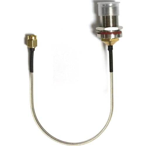 1PC RP SMA male plug to N female bulkhead pigtail cable RG405.086" 20cm 8"