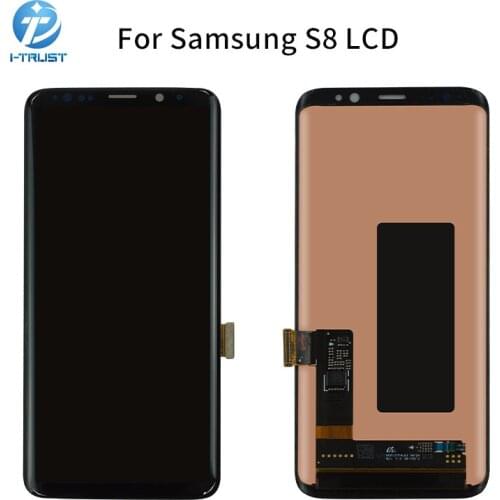 10pcs S8 S8 plus display Amoled For Samsung Galaxy S8 S8 plus G950 G950F G955fd G955F Lcd Display With Touch Screen Digitize