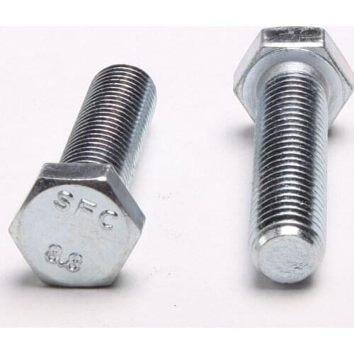15PCS High-Strength Galvanized Hex Socket Head Cap Screws 8.8 Galvanized Screws Hexagonal Bolts M6 * 10