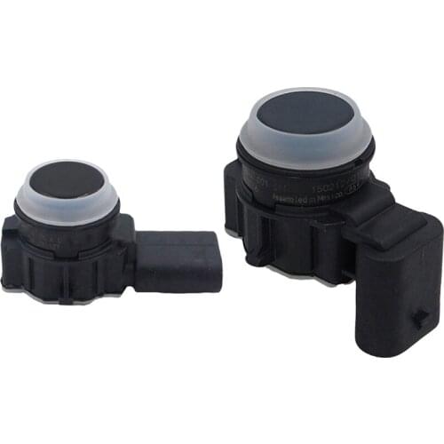 2x Car Bumper Parking Sensor Parking Sensor for Tesla Model S X 1048474-01-A 0263033337 & 1048473-01-A 0263033324 Black