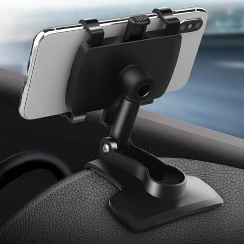 360 Degrees Car Phone Holder Universal Smartphone Stands Car Rack Dashboard Support for Auto Grip Mobile Phone Fixed Bracket