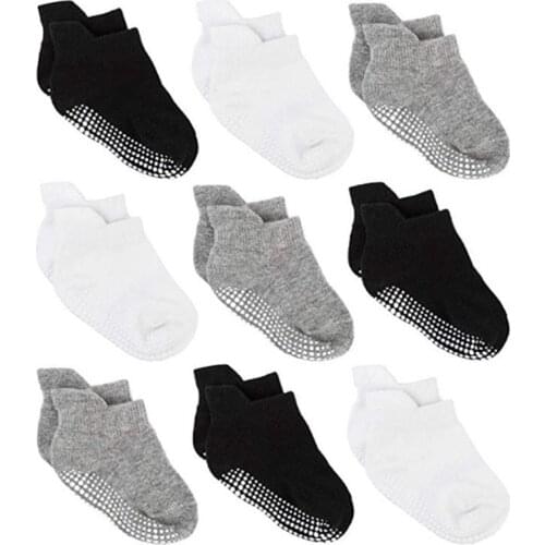 6pair/lots Summer boy and gril Short Socks Non-Slip Baby Socks Children Socks Early Childhood Cotton Baby Floor Socks