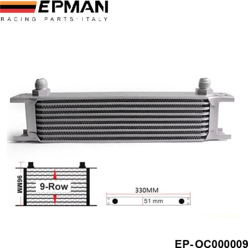 British Type 9-Row Engine Oil Cooler / AN8 Have in stock! TK-OC000009