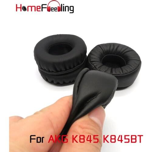 Homefeeling Ear Pads for AKG K845 K845BT Headphones Ear Cushions Soft Thicken Velour Sheepskin Leather Earpads Replacement