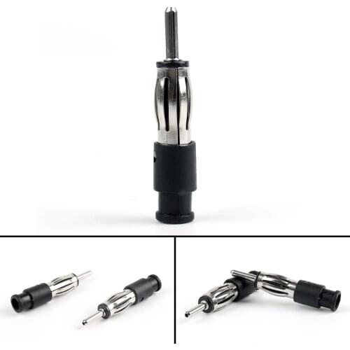 Artudatech 100Pcs Male Car CD Radio Aerial Antenna Plug Adapter Plastic Handle connector Jack Parts