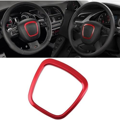 For Audi A4 A5 A6 Q7 Q5 auto accessories steering wheel ring A4L A5 A6L Q7 Q5 car special refitting interior decorative