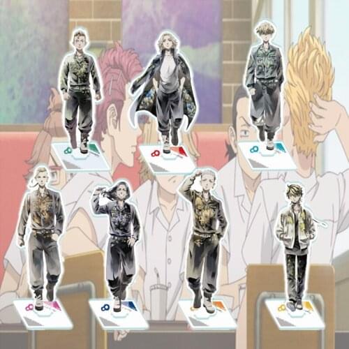 2021 Fighting Anime Key Chains Fashion Figure Ryūgūji Ken Peripheral Desk Toy Acrylic Stand Card Cute Chil Accessory Standsing