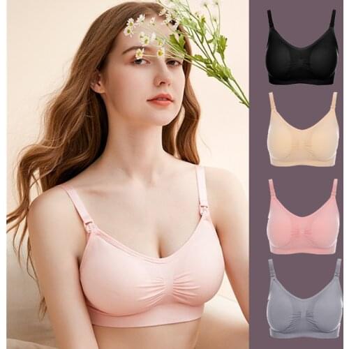 Nursing Bra Maternity Clothes For Pregnant Women Pregnancy Maternity Bra Breastfeeding Lactation Maternal Underwear Things bras